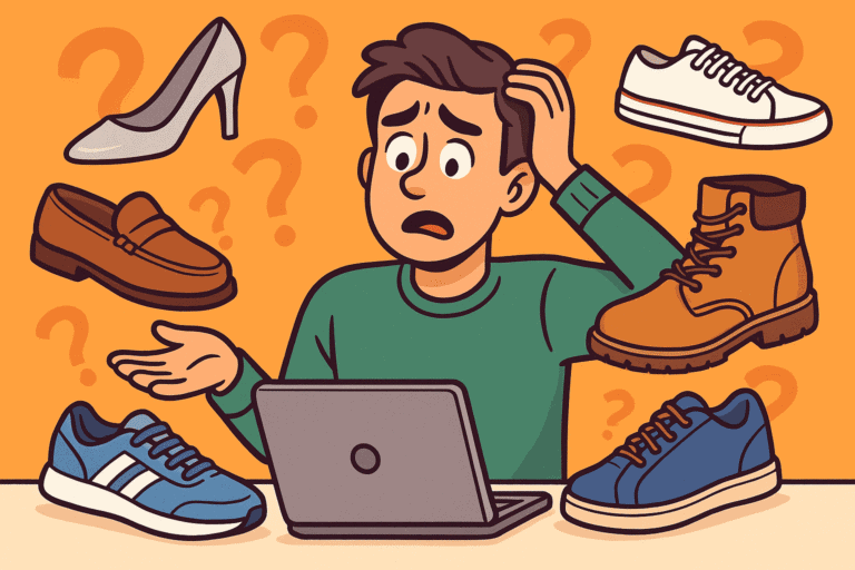 Person measuring foot at home with paper and ruler