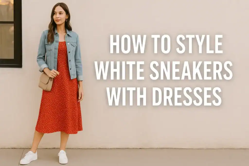 Style White Sneakers with Dresses