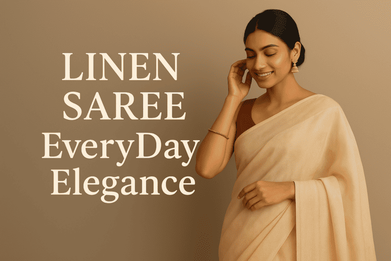Linen Sarees for everyday wear